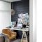 Best Home Office Ideas With Black Walls 05