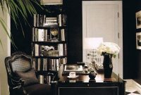 Best Home Office Ideas With Black Walls 20