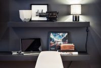 Best Home Office Ideas With Black Walls 23