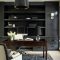Best Home Office Ideas With Black Walls 25
