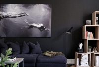 Best Living Room Ideas With Black Walls 07
