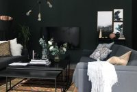 Best Living Room Ideas With Black Walls 24