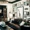 Best Living Room Ideas With Black Walls 44