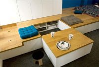 Contemporary Micro Apartment Organized With Boxes 12