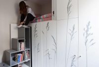 Contemporary Micro Apartment Organized With Boxes 17