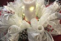 Charming Christmas Candle Decor Ideas 34