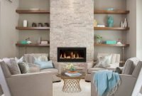 Comfy Winter Living Room Ideas With Fireplace 29