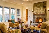 Comfy Winter Living Room Ideas With Fireplace 53