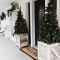 Inspiring Farmhouse Christmas Porch Decoration Ideas 48