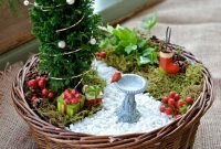 Pretty Diy Christmas Fairy Garden Ideas 22
