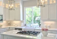 Pretty White Kitchen Backsplash Ideas 36