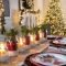Stunning Christmas Dining Table Decoration Ideas 03
