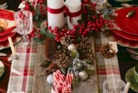 Stunning Christmas Dining Table Decoration Ideas 30