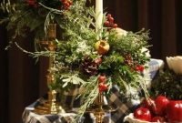 Stunning Christmas Dining Table Decoration Ideas 34