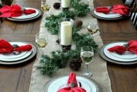 Stunning Christmas Dining Table Decoration Ideas 37
