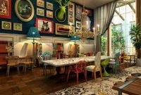 Awesome Bohemian Dining Room Design And Decor Ideas 14