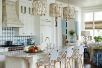 Elegant Beach Coastal Style Kitchen Decor Ideas 01