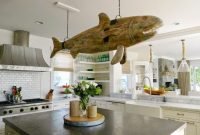 Elegant Beach Coastal Style Kitchen Decor Ideas 49