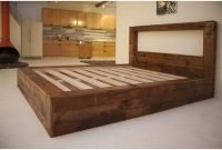 Lovely Diy Wooden Platform Bed Design Ideas 26