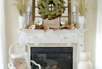 Popular Farmhouse Mantel Decorating Ideas 46