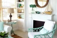 Stylish Coastal Themed Living Room Decor Ideas 18