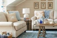 Stylish Coastal Themed Living Room Decor Ideas 36