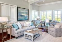 Stylish Coastal Themed Living Room Decor Ideas 42