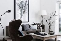Affordable Apartment Living Room Design Ideas With Black And White Style 01