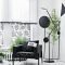 Affordable Apartment Living Room Design Ideas With Black And White Style 08