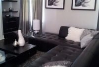 Affordable Apartment Living Room Design Ideas With Black And White Style 10
