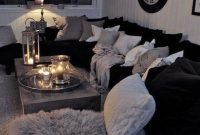 Affordable Apartment Living Room Design Ideas With Black And White Style 13