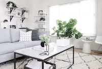 Affordable Apartment Living Room Design Ideas With Black And White Style 23
