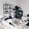 Affordable Apartment Living Room Design Ideas With Black And White Style 32