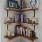 Amazing Corner Shelves Design Ideas 10