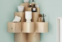 Amazing Corner Shelves Design Ideas 41