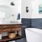 Comfy Farmhouse Wooden Bathroom Design Ideas 29