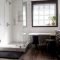 Comfy Farmhouse Wooden Bathroom Design Ideas 38
