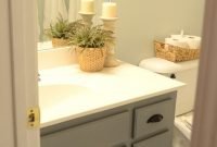 Comfy Farmhouse Wooden Bathroom Design Ideas 39