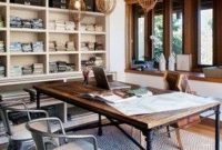 Gorgeous Industrial Table Design Ideas For Home Office 23