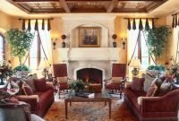 Luxury European Living Room Decor Ideas With Tuscan Style 23
