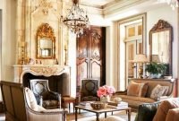 Luxury European Living Room Decor Ideas With Tuscan Style 32