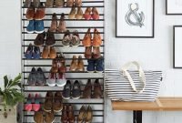 Minimalist Tiny Apartment Shoe Storage Design Ideas 10