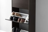Minimalist Tiny Apartment Shoe Storage Design Ideas 32