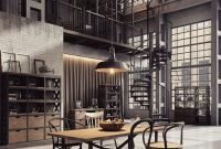 Perfect Industrial Style Loft Designs Ideas For Living Room 06