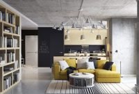 Perfect Industrial Style Loft Designs Ideas For Living Room 12