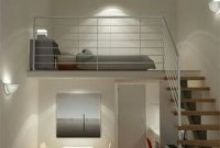 Relaxing Small Loft Bedroom Designs 35