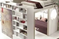Relaxing Small Loft Bedroom Designs 36