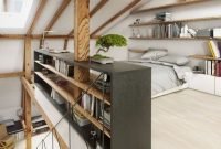 Relaxing Small Loft Bedroom Designs 51