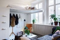 Relaxing Small Loft Bedroom Designs 53