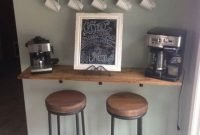 Wonderful Apartment Coffee Bar Cart Ideas 11